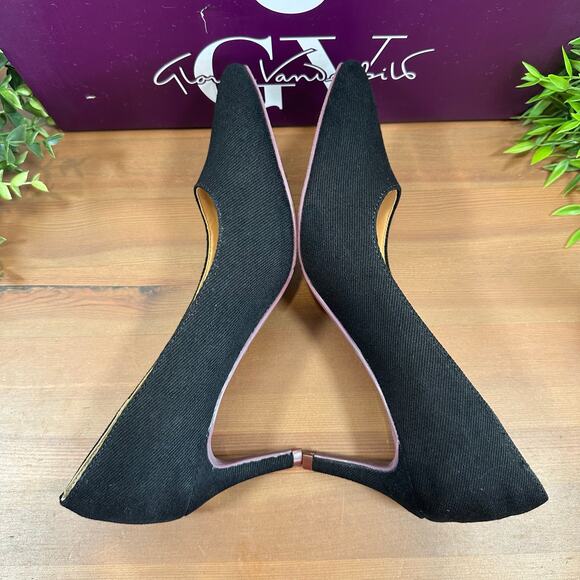 Gloria Vanderbilt Women's Marilyn Pumps Heels Black Size 8 - Picture 5 of 6